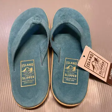 새상품 Island Slipper/아일랜드 슬리퍼 터콰이즈 US8