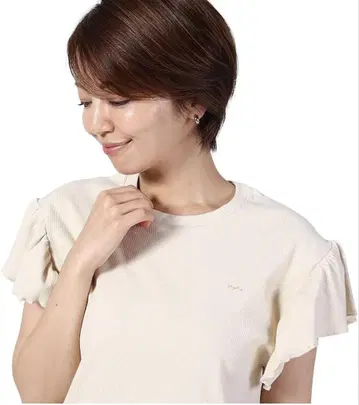 BILLA BONG 프릴 소매 티셔츠 택 포함 새상품