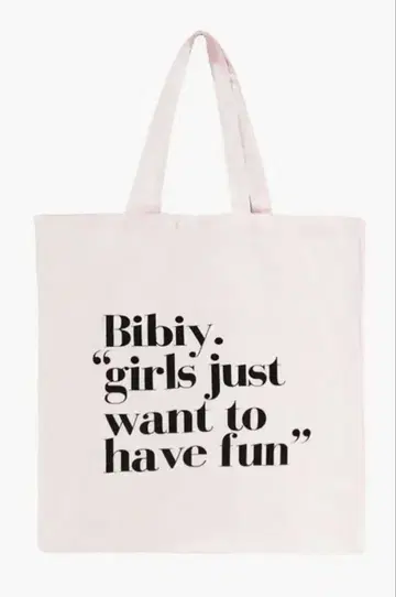 BIBIY. PINK TOTE BAG 핑크 토트백 미개봉 새상품