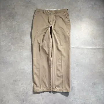 구제 의류 90s 랄프 로렌 치노 팬츠 와이드 노턱 베이지 도미니카