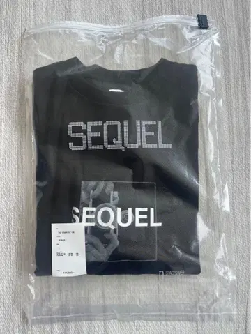 새상품 정가 14300엔 SEQUEL 티셔츠 SIZE L