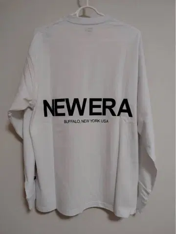 새상품 NEWERA 뉴에라 긴팔 롱 티셔츠 오버 사이즈 코튼 롱 T