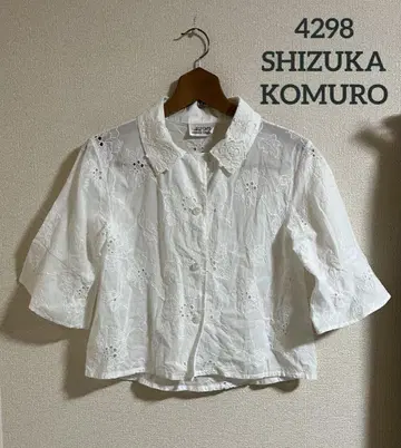 4298 SHIZUKA KOMURO 시즈카 코무로 스캘럽 블라우스