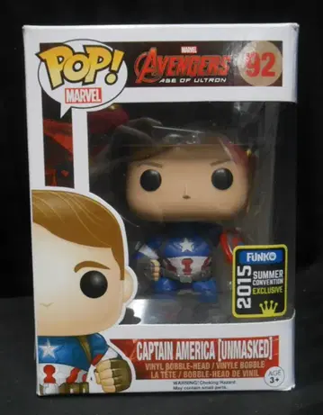 FUNKO POP! / 마블 캡틴 아메리카 UNMASKED 92