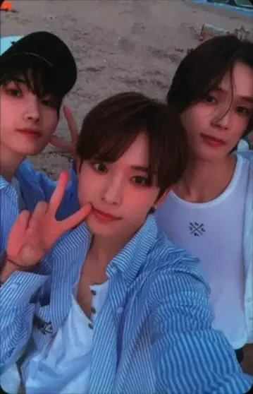 &TEAM 초회 한정판 JO/HARUA/K 파랑 유닛