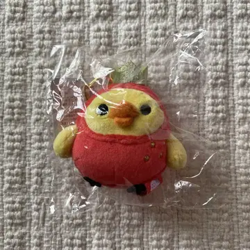 리락쿠마 스트로베리 파티 매달린 봉제 인형 키이로이토리