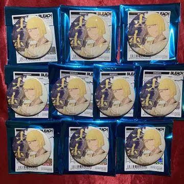 BLEACH 상하이 중국 한정판 글리터 캔뱃지 10개 히라코 마코