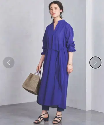UNITED ARROWS UWSC 시어 슬릿 원피스