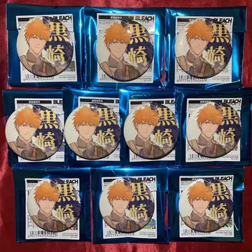 BLEACH 상하이 중국 한정판 글리터 캔뱃지 10개 쿠로사키 이치고