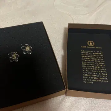 하리오 HARIO 귀걸이 꽃