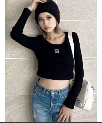 [인기 완판템] GYDA GYGY 스톤 로고 롱 T