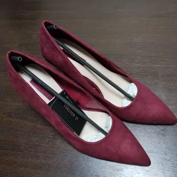 FOREVER 21 버건디 하이힐 펌프스 US9