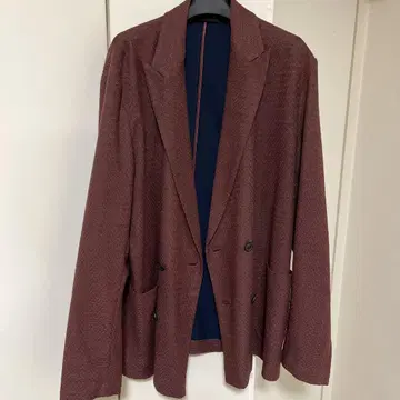 INSPINCT 버건디 더블 브레스트 M