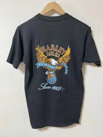 할리데이비슨 HARLEY RULES 티셔츠 블랙