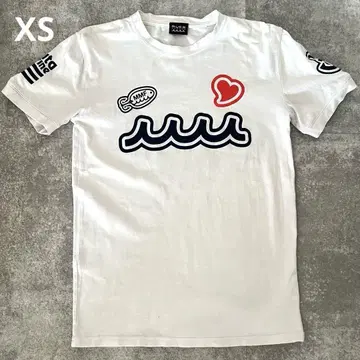 mutu marine 무타 마린 티셔츠 화이트 XS