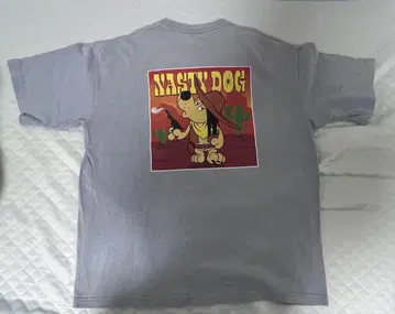 Nasty Dog 티셔츠 L 사이즈 백 프린트