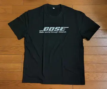 BOSE 블랙 티셔츠 XL 기업 콜라보..