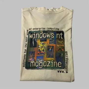 Windows NT 매거진 티셔츠 XL