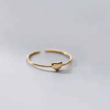 No.714 subtle heart ring: 골드 하트 반지
