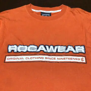 로카웨어 XXL 2XL 오렌지 오버 사이즈 Y2K 헤이세이 BBOY