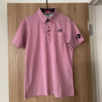 미사용 YONEX 남성용 버튼 다운 폴로 셔츠 골프웨어