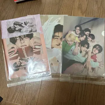 ENHYPEN 반다이 가샤폰 A4 클리어 파일 니키 제이크 올