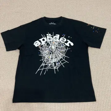 Sp5der 스파이더 티셔츠 M 사이즈 블랙