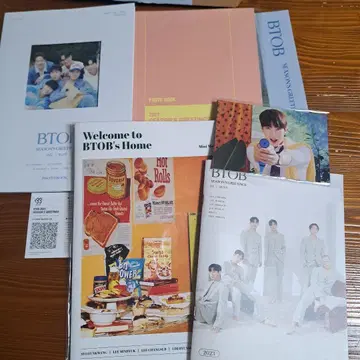 BTOB 시그리와 한국 팬클럽?의 책자 정리