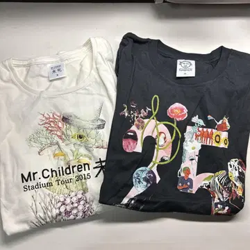 Mr.Children 투어 티셔츠 2장 세트