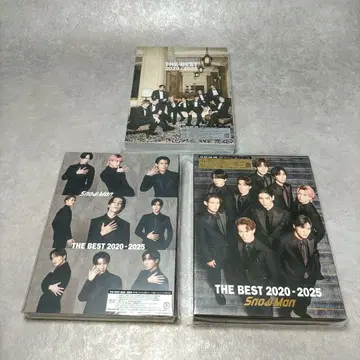 CD Snow Man THE BEST 2020 - 2025 3권 세트