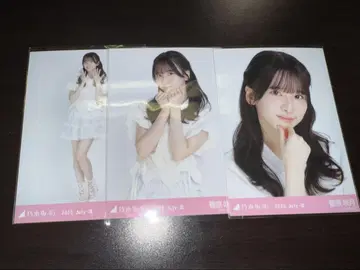 노기자카46 브로마이드 스가하라 사츠키 프릴 미니 스커트 3종 컴프