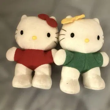 키티 미미 봉제 인형 레트로