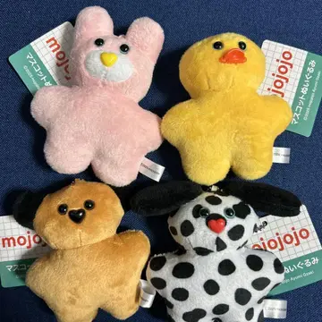 새상품 mojojojo 마스코트 봉제 인형 4종 4개 세트 모조조조