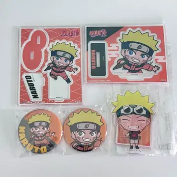 NARUTO 캔뱃지 아크릴 스탠드 나루토 세트