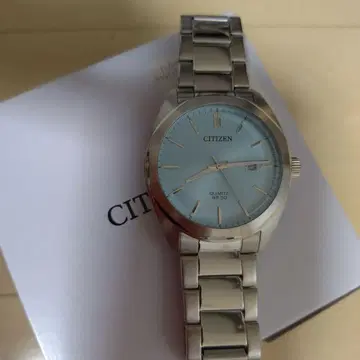CITIZEN 쿼츠 손목시계 스카이블루 라이트 블루
