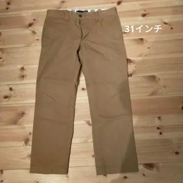 브라운 치노 팬츠 인심 65cm 31인치 디키즈 디키즈