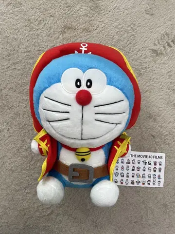 도라에몽 영화 봉제 인형 40주년 새상품 후지오 후지코 후지코 기념