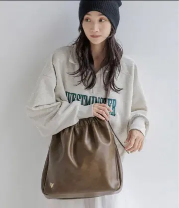 LOWRYSFARM 개더 숄더 백