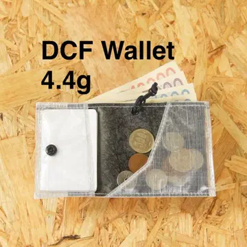 DCF Wallet 스켈레톤 그레이 3단 폴더형 지갑 UL 지갑