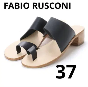 FABIO RUSCONI 파비오 루스코니 플립플랍 샌들 블랙 37