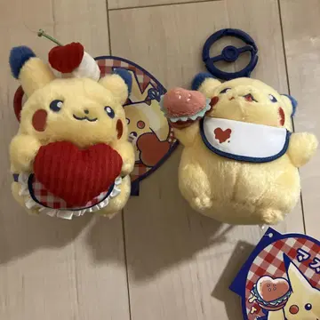 PIKACHU DINER 마스코트 하트 햄버거