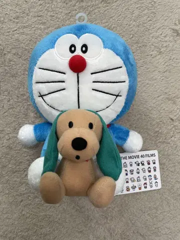 도라에몽 영화 봉제 인형 40주년 새상품 후지오 후지코 후지코 기념