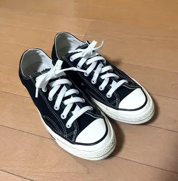 CONVERSE 척 테일러 CT70 블랙 로우 컷 25cm