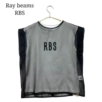 Ray BEAMS RBS / 시어 레이어드 로고 티셔츠