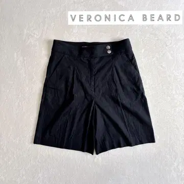 VERONICA BEARD 베로니카 비어드 린넨 하프 팬츠 블랙