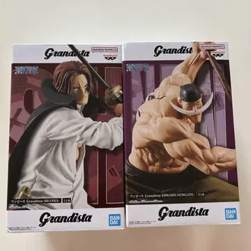 새상품 원피스 피규어 Grandista 샹크스 흰 수염 2개 세트