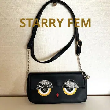스타리 펨 STARRYFEM 숄더 백 올빼미 블랙