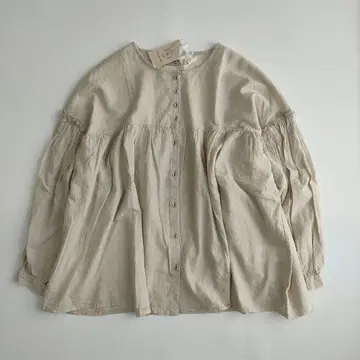 새상품 사만사 모스모스 프릴 개더 볼륨 소매 블라우스