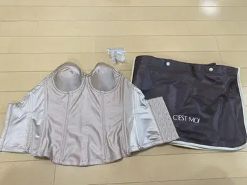 새상품급 세모아 브라이덜 이너 C65 롱 뷔스티에