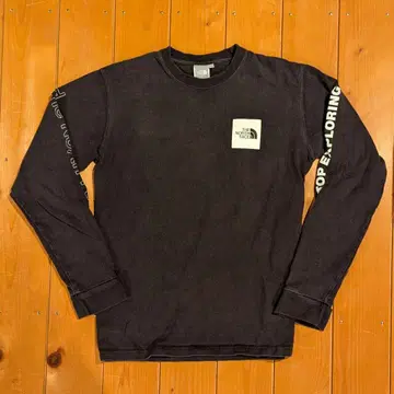 THE NORTH FACE 롱 슬리브 티셔츠 블랙 M